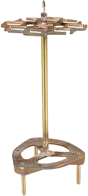 Soporte para barra de prueba de mortero para autoclave