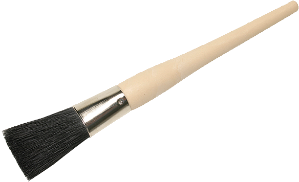 Cepillo de crin de caballo, forma ovalada