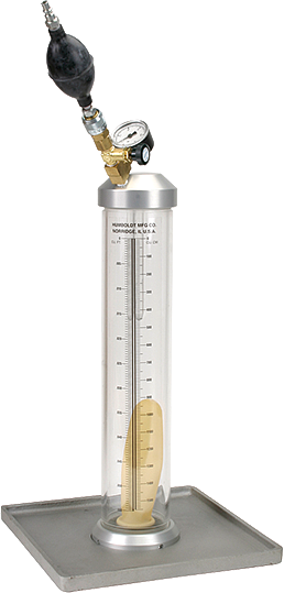 Voluvessel, capacidad de 1/13 de pie cubico (2230 ml).