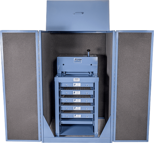 Cabina insonorizada para pantallas de prueba Gilson