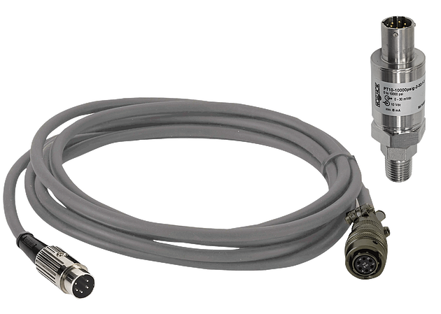 Transductor de presión, 10.000 psi con cable y enchufe