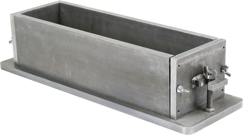 Molde para muestra de congelación y descongelación, 3'' X 4'' X 16'' (76 mm X 102 mm X 406 mm)