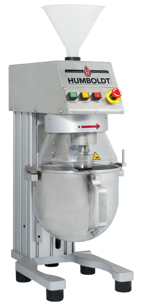 Mezclador de laboratorio Humboldt, 5 cuartos de galón. (4.73L) - H-3858.3F