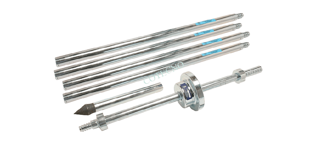 Equipo de ensayo de penetrometro de cono dinamico sin barrenas