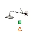 Ducha de pared con lavaojos