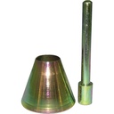 Juego de absorción de arena (cono de Abraham)