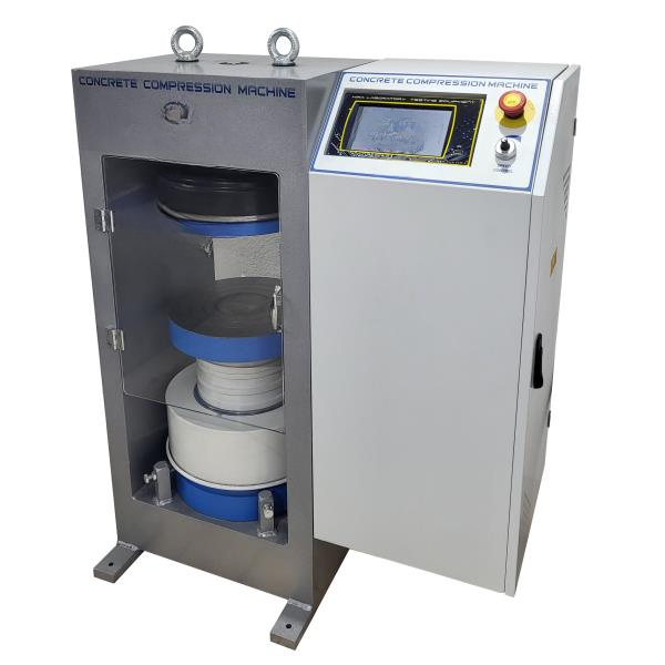 Máquina Automática de Compresión de Testigos de Roca (Pantalla Táctil)