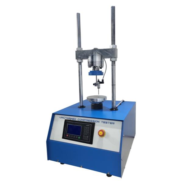 Máquina de ensayo de compresión uniaxial no confinada