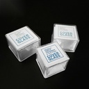 Vidrio para cubierta de microscopio 18x18-24x60 mm