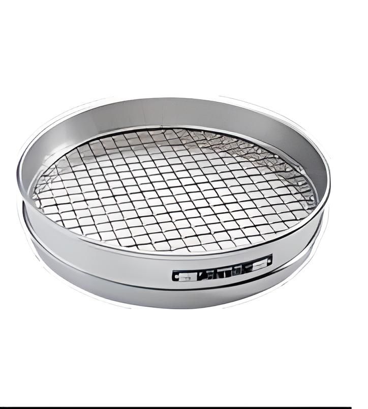 Tamiz, 12'' de diametro, malla de 3-1/2'' (90 mm), altura media, marco y malla de acero inoxidable