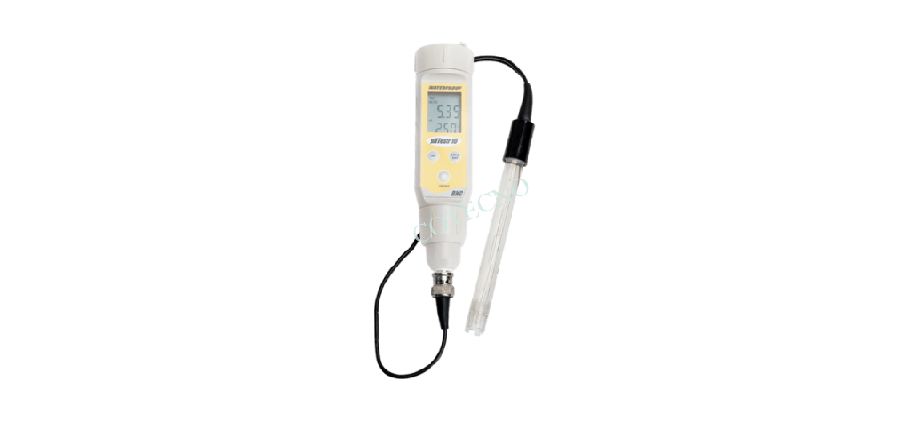 Electrodo de ph (bnc), 0-14 ph, doble union, 12 mm de diametro. conexion directa