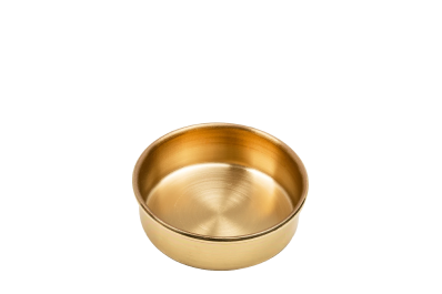 Bandeja para tamiz de 3", 1" de profundidad, latón