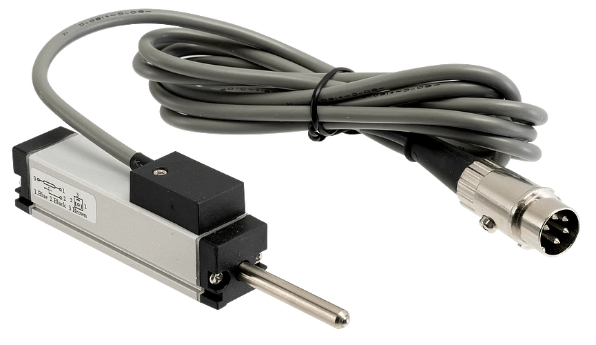 Transductor de potenciómetro lineal, 0,4 pulgadas (10 mm)