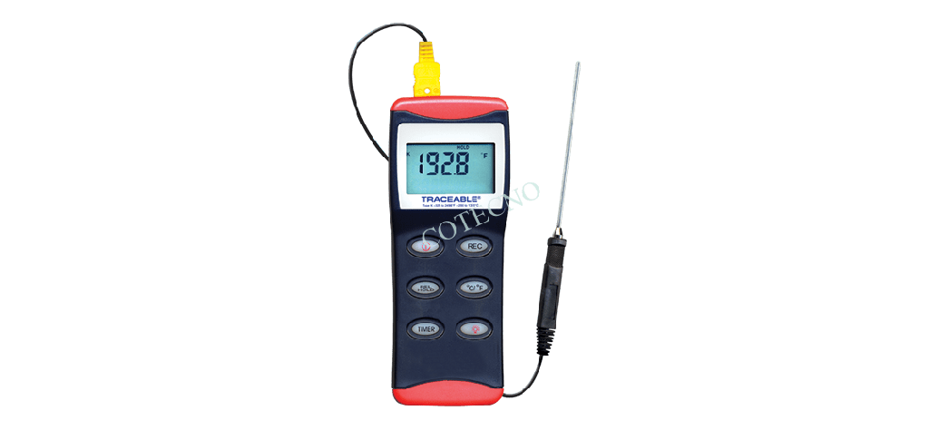 Termómetro, Amplio Rango, Memoria, Trazable