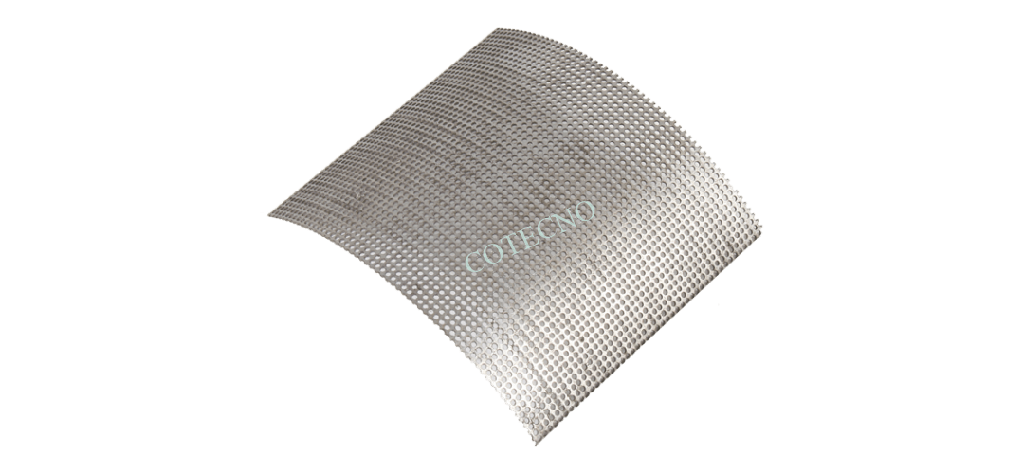 Placa inoxidable perforada, nº 35