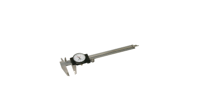 Calibrador, tipo dial, 6'' con certificado