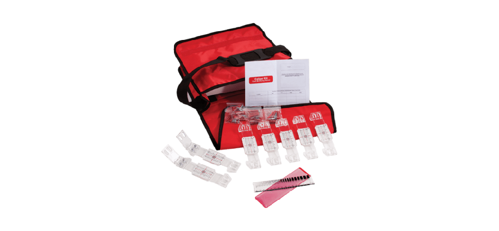 Conjunto de monitoreo de grietas