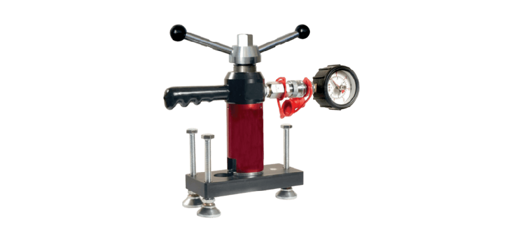 Prueba de anclaje de lujo con calibre analógico de 0 a 25 kn/lbf, UNC en un estuche