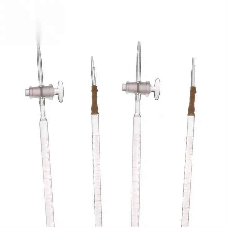 Bureta de vidrio de laboratorio 10-100 ml