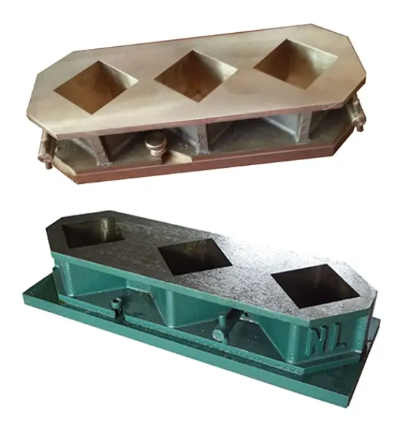 MOLDE DE TRES GRUPOS CON BASE