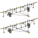 MagCart - carro gradiometro multisensor no magnetico para estudios arqueologicos