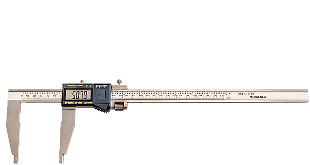 Calibrador digital 12" (300 mm) mandíbula de 3 5" de profundidad resistente certificado NIST - HC-2819.12C