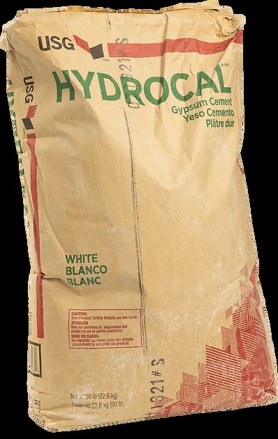 Cemento de yeso blanco hidrocal, 50 lb. bolsa - H-2959H