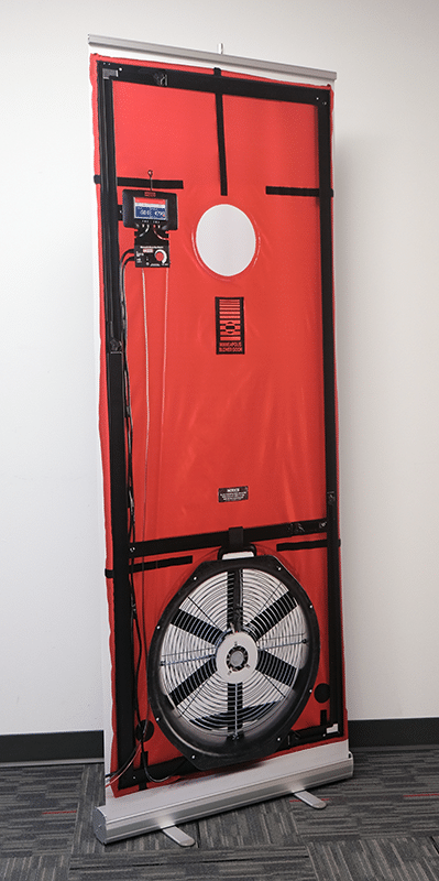 Banner Gráfico Enrollable Blower Door de Un Ventilador - TSABDROLLUP