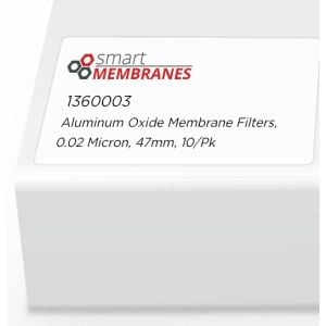 Filtros de membrana de óxido de aluminio 0 02 micrones 47 mm paquete de 10 - S_1360003
