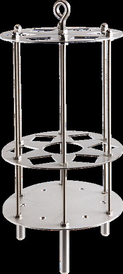 Soporte para barra de prueba de mortero, acero inoxidable - H-3267.ST