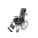 Silla de Ruedas Plegable con Ruedas de PU
