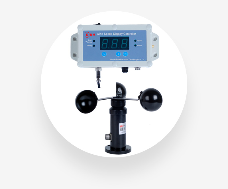 Sensor e Indicador de Velocidad del Viento (Para Grúa)
