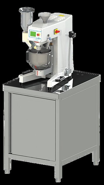 Mezclador de mortero, control automático de programa y alimentación automática de agua y arena - H-3854.3F