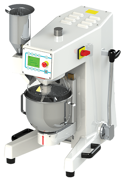Mezclador de mortero, control automático de programa y alimentación automática de arena - H-3853.3F