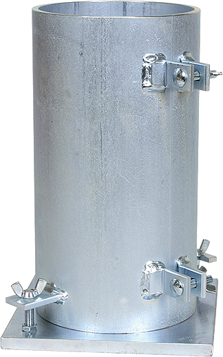 Moldes cilíndricos para hormigón, acero, reutilizables, 6" x 12" - H-2950H