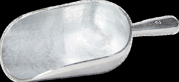 Pala, pala de punta redonda n.º 1, aluminio - H-3729