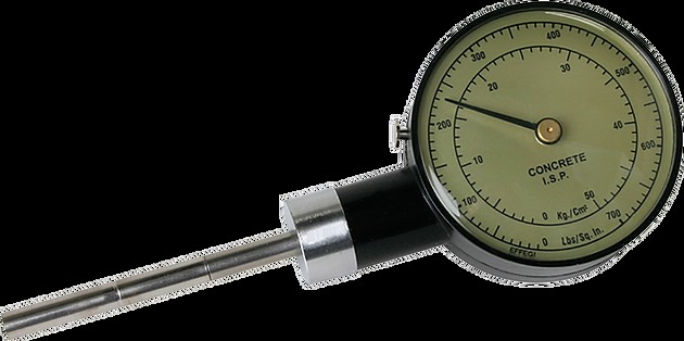 Penetrómetro de bolsillo para concreto con dial - H-4132