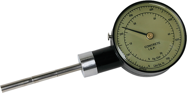 Penetrómetro de bolsillo para concreto con dial - H-4132