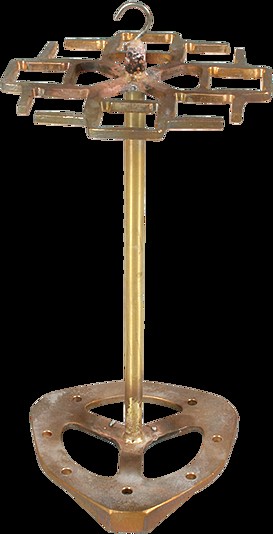 Soporte para barra de prueba de mortero, 10" - H-3243B