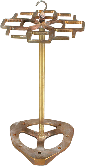 Soporte para barra de prueba de mortero, 10" - H-3243B