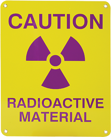 [HS-001057] Firmar Precaución Material Radiactivo - HS-001057
