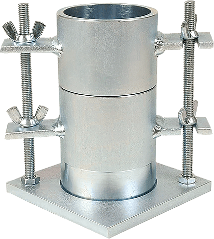 [H-4142] Molde dividido para compactación de prueba de suelo 2.8'' - H-4142