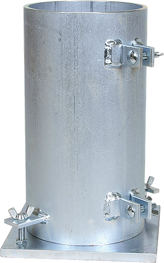 [H-2950H] Moldes cilíndricos para hormigón, acero, reutilizables, 6" x 12" - H-2950H