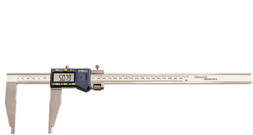 [HC-2819.12] Calibrador digital 12" (300 mm) mandíbula de 3 5" de profundidad resistente - HC-2819.12