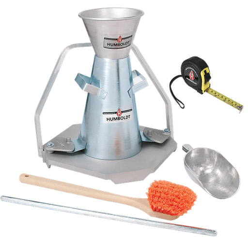 [H-3635] Juego de prueba de cono de asentamiento, de lujo - H-3635