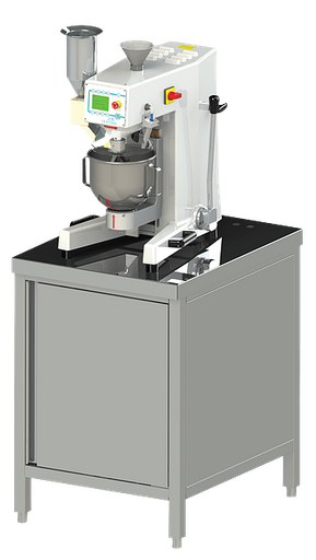 [H-3854.3F] Mezclador de mortero, control automático de programa y alimentación automática de agua y arena - H-3854.3F