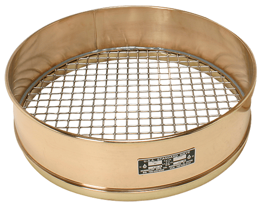 [H-4100.14] Tamiz-Criba 18'' diám No. 14 (1.40 mm) Marco Latón Malla Inoxidable - H-4100.14