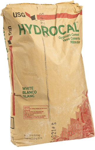 [H-2959H] Cemento de yeso blanco hidrocal, 50 lb. bolsa - H-2959H