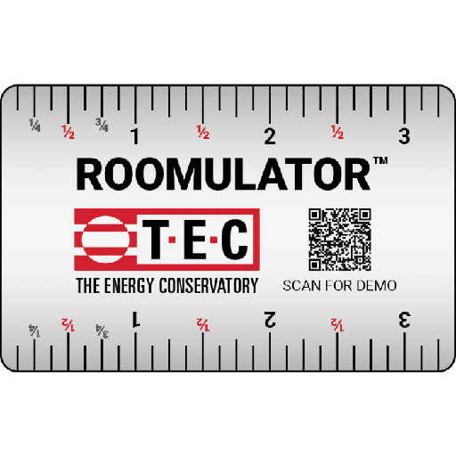 [ROOMULATOR3] Tarjeta de Medición Roomulator™ (Paquete de 3) - ROOMULATOR3