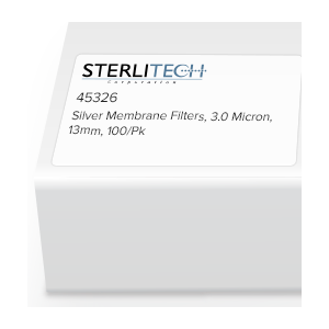 [S_45326] Membrana de plata Sterlitech 3 micrones 13 mm (100/paq) - S_45326